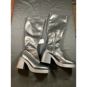 Wild Fable Women's Azzahya Stretch Tall Dress Boots with Memory Foam Insole 8